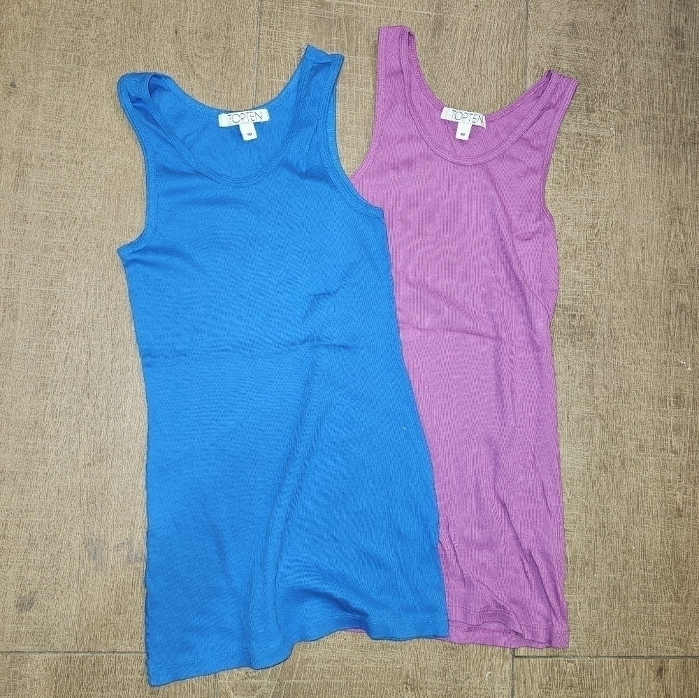 TOPTEN Korean Clothing Brand Size Womens  Small Blue and Pink